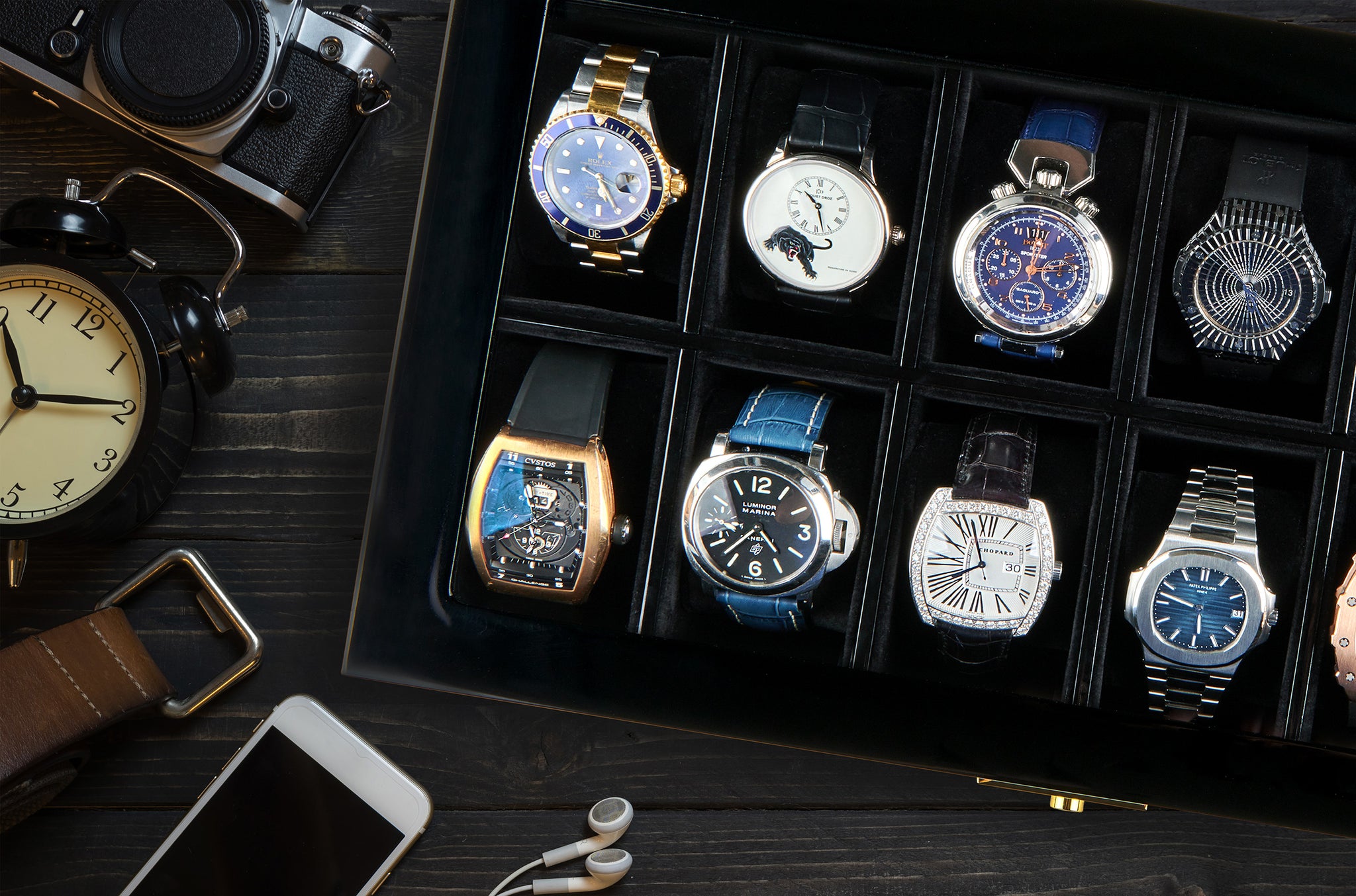 Watch Box Valet for 4 Watches | Deferichs